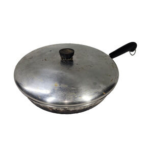 Vintage Paul Revere Ware Sauté Pan Stainless Steel Cooking Chef Cook Sautee